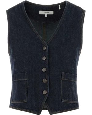 FRAME The Denim Vest - Blue