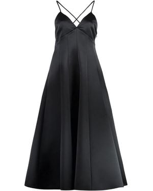 Philosophy Di Lorenzo Serafini Satin Dress - Black
