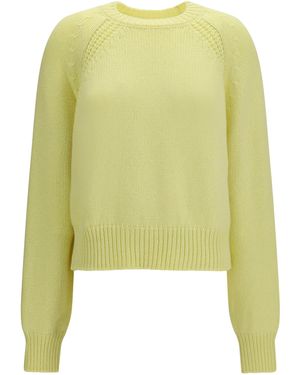 Sa Su Phi Crewneck Jumper Kashmir/Capra Hircus - Green