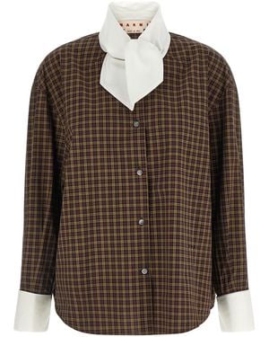 Marni Cotton Blouse - Brown