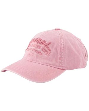 Ganni Washed Cap - Pink