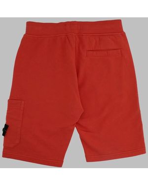 Stone Island Sweatshirt Bermuda - Red