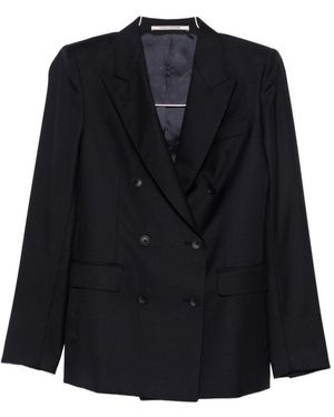 Tagliatore Double-Breasted Wool Suit - Black