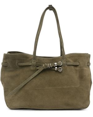 Marge Sherwood Grandma Large Leather Tote - Green