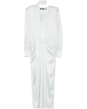 ROTATE BIRGER CHRISTENSEN Ruched Long Midi Dress - White