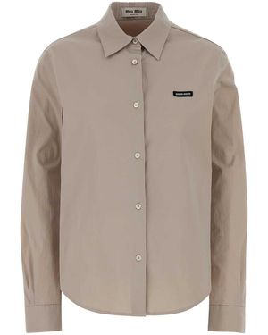Miu Miu Camicie - Brown