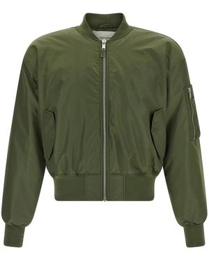 Entire studios Nylon Bomber Jacket - Green
