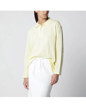 Flore Flore Light Diana Organic Cotton Polo Shirt - White
