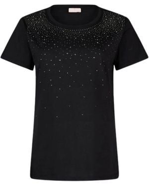 Liu Jo Cotton Tee Shirt - Black
