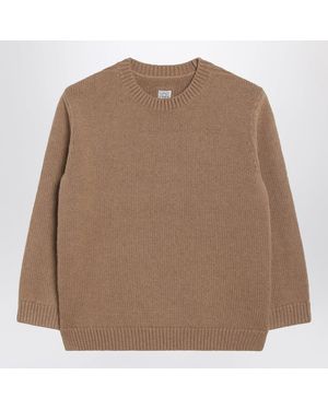 TOTEME Camel Crew Neck Jumper - Brown