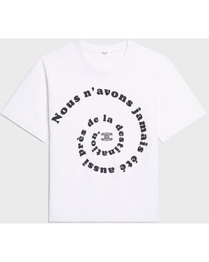 Celine Small Fit T-Shirt - White