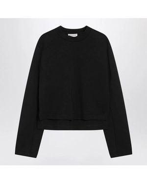 Moncler Genius Moncler X Edward Enninful Neoprene Crew Neck Sweatshirt - Black