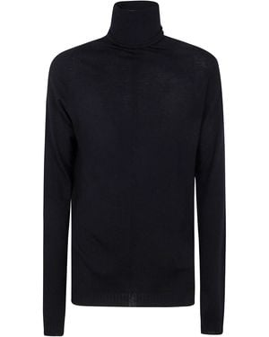 MD75 Turtle Neck Jumper - Blue