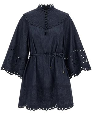 Zimmermann 'Mahon' Dress - Blue