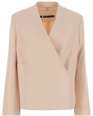 Jil Sander Jacket 82 Tm - Natural