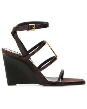 Saint Laurent Wedge "Cassandras" - White