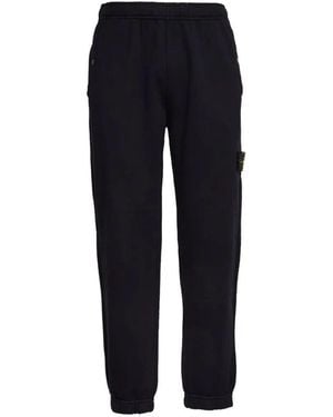 Stone Island Regular Fit Jogger Trousers With Seasonal Pocket - Blue