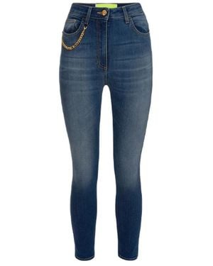 Elisabetta Franchi Striaght Leg Jeans - Blue