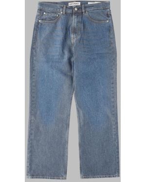 Our Legacy Relaxed Fit Denim Trousers - Blue