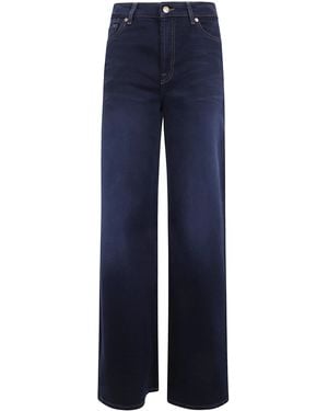 7 For All Mankind Lotta Tailorless Steel Dark - Blue
