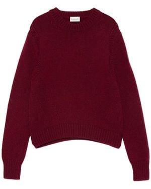 Moncler Crew-Neck Sweater - Red