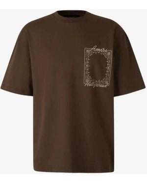 Amiri Ma Quad Bandana Os Tee - Brown