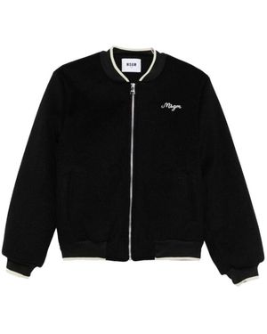 MSGM "College" Jacket - Black