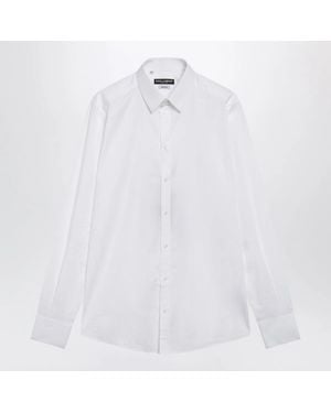 Dolce & Gabbana Dolce&Gabbana Fit Stretch Poplin Shirt - White