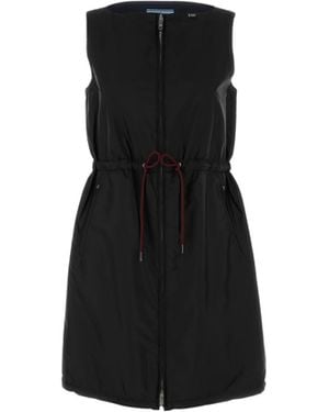 Prada Midi Cotton Dress - Black