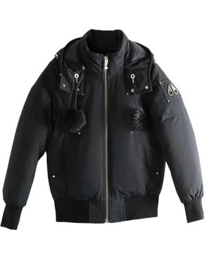 Moose Knuckles Debbie Bomber Jacket - Black