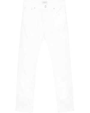 Jacob Cohen Cotton Trousers - White