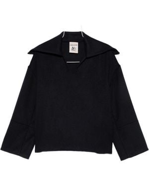 Semicouture Kassy Wool Blouse - Black