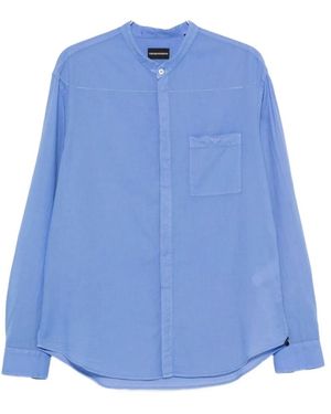 Emporio Armani Cotton Shirt - Blue