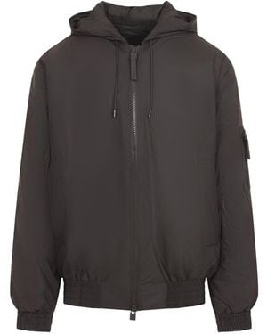 Rains Bark Lohja Insulated Bomber Jacket - Gray