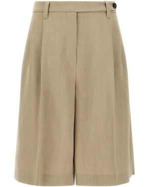 Brunello Cucinelli Sartorial Bermuda Shorts - Natural