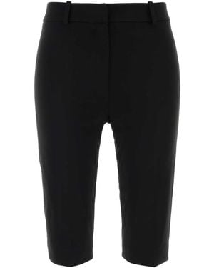 Magda Butrym Crepe Capri Pant - Black