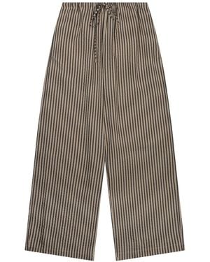 Alysi Chic Mini Pants For Ss26 - Gray