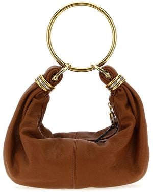 Chloé Bracelet Hobo Hand Bags - Brown