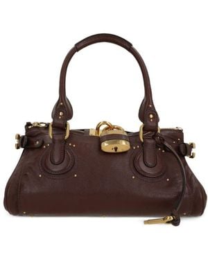 Chloé "Paddington" Shoulder Bag - Brown