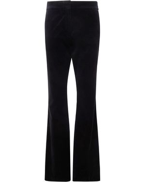 Golden Goose "Journey W's" Slightly Flared Pant Penelope Cotton Velvet - Blue