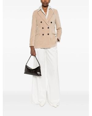 Circolo 1901 Cotton Double-Breasted Jacket - White