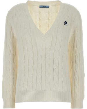 Prada Cotton Jumper - White