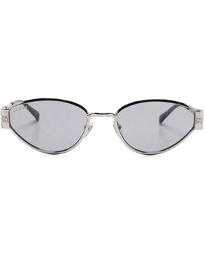 Gucci Smoke Metal Sunglasses - Metallic