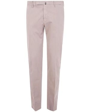 Incotex "Chino Slim Fit" Trousers - Pink