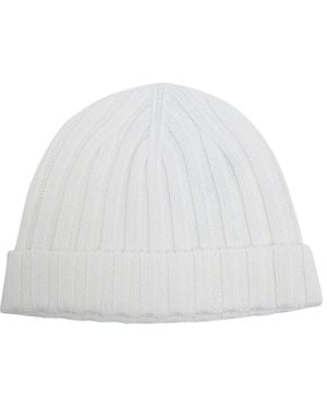 FILIPPO DE LAURENTIIS Merinos Extrafine Hat - White