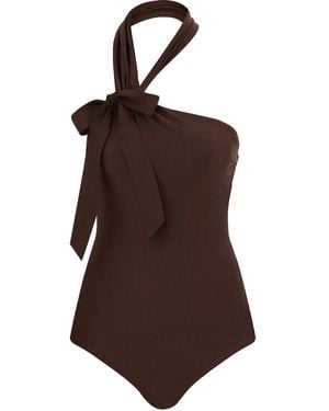 Zimmermann "Awaken" One-Piece Swimsuit - Brown