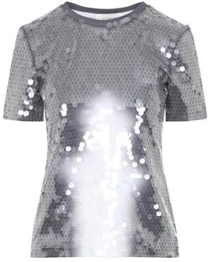 Max Mara Kibbutz Sequined T-Shirt - Grey