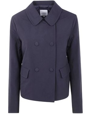 Aspesi "Aranciata" Double Breasted Jacket - Blue