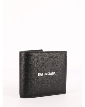 Balenciaga Cash Square Fold Wal - Black