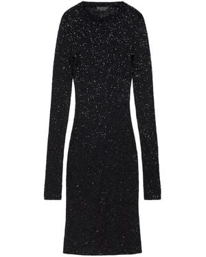 Balenciaga Elegant Polyamide Dress Design - Black